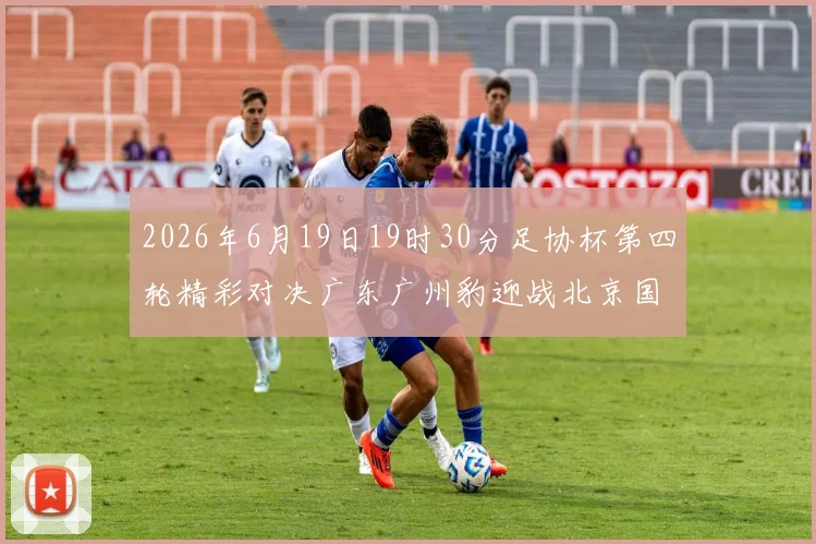 2026年6月19日19时30分足协杯第四轮精彩对决广东广州豹迎战北京国安